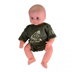Detské body Baby Body Carp Friend Khaki veľ.6-12m